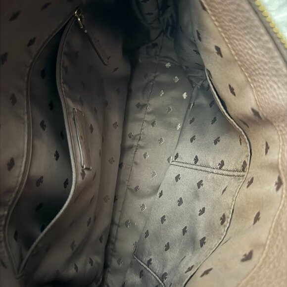 Kate Spade Leila Brown Pebbled Leather Hobo Shoulder Bag (WKR00311) - Picture 4 of 8